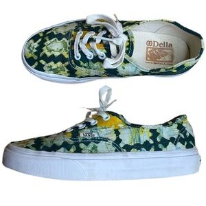 Vans X Della Batik Lace -Up Collaboration Sneakers Size 7